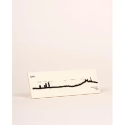 Décoration murale ligne lyon 50cm noir