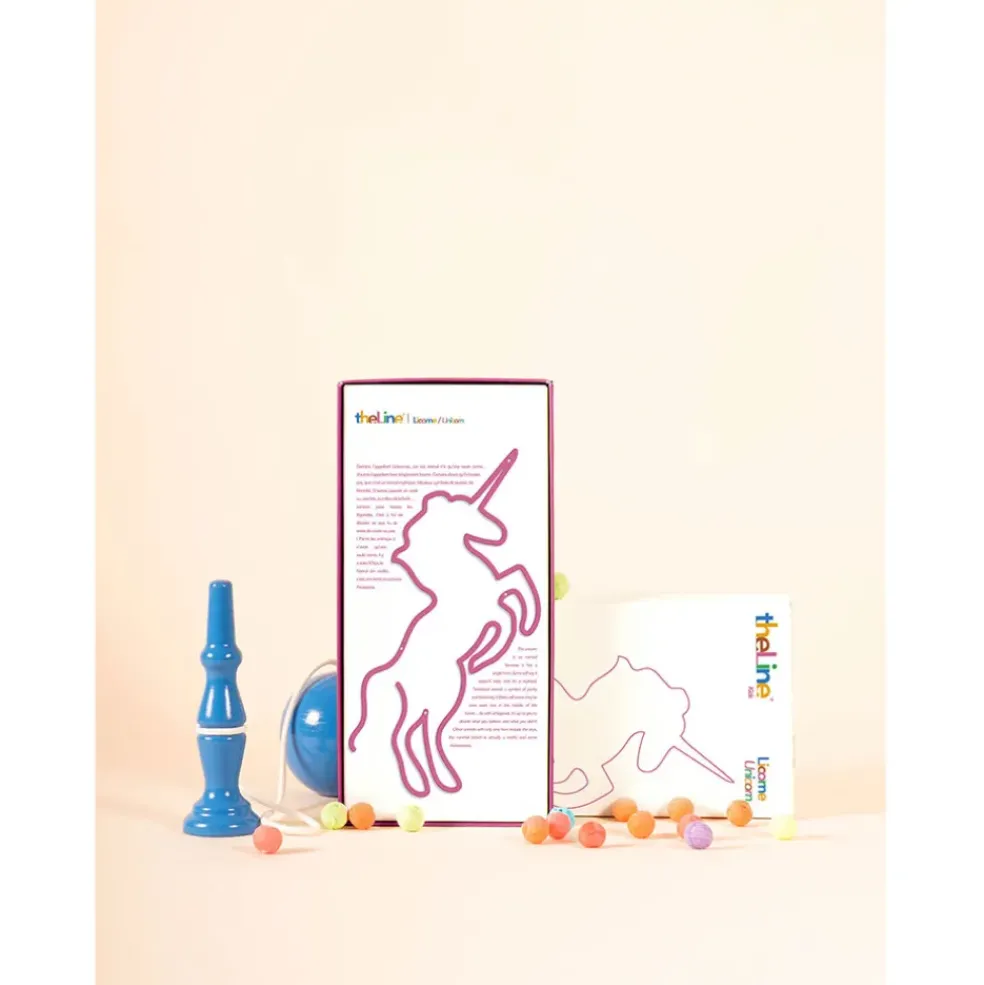 Deco murale en acier doré 30x15cm - Licorne