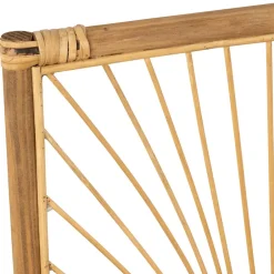 Deco murale Palmier en bambou et rotin naturel 43xh57.5cm - Flaural