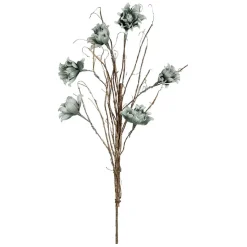 Fleur ramia vert d'eau h90cm eva+fil de fer