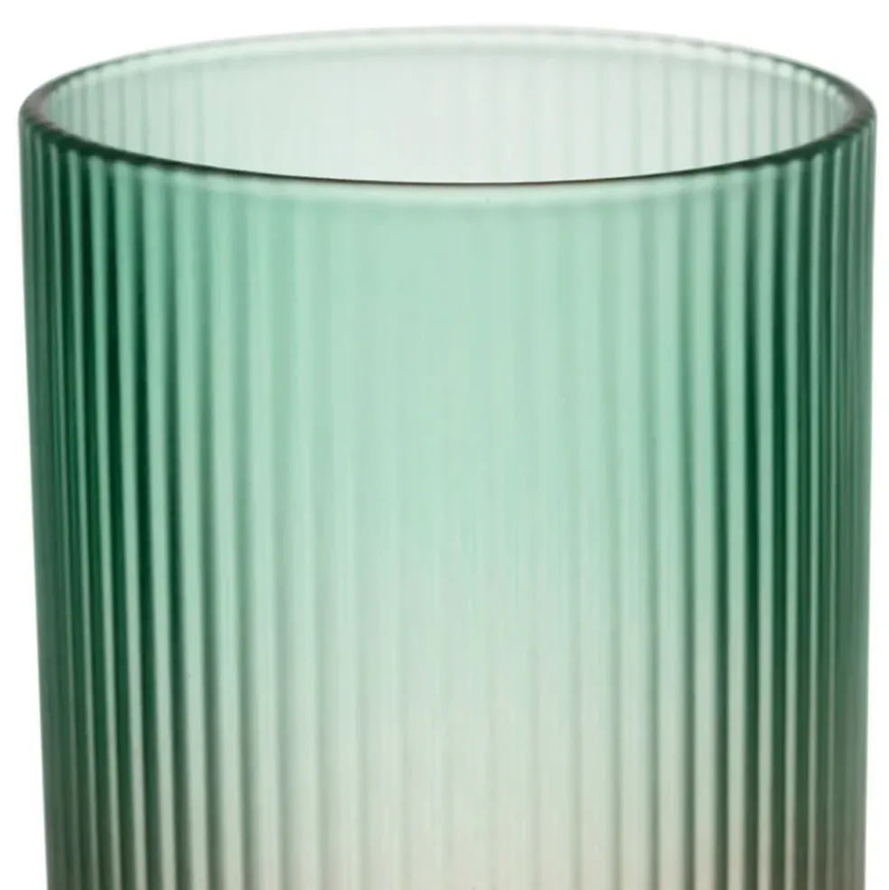 Gobelet en cristallin vert et corail 45cl givré - Adria
