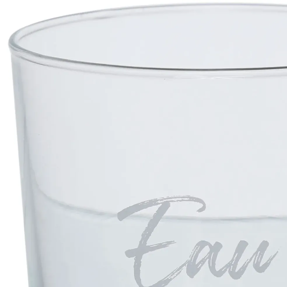 Gobelet "eau plate" en verre blanc 36cl - Bodega