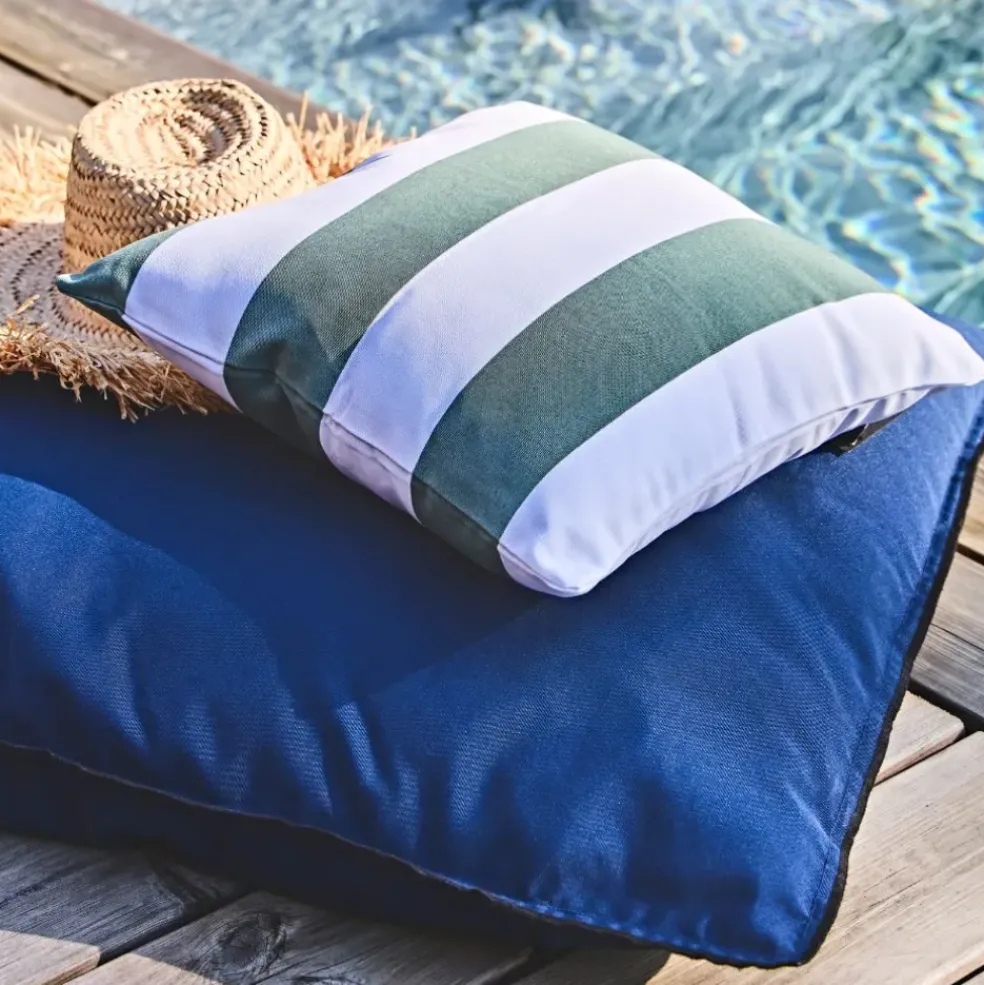 Housse coussin en tissu marine 80x80cm - Bimini