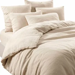 Housse de couette en lin et coton naturel 260x240cm - Limy