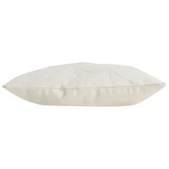 Housse de coussin dune blanc cassé 45x45cm coton