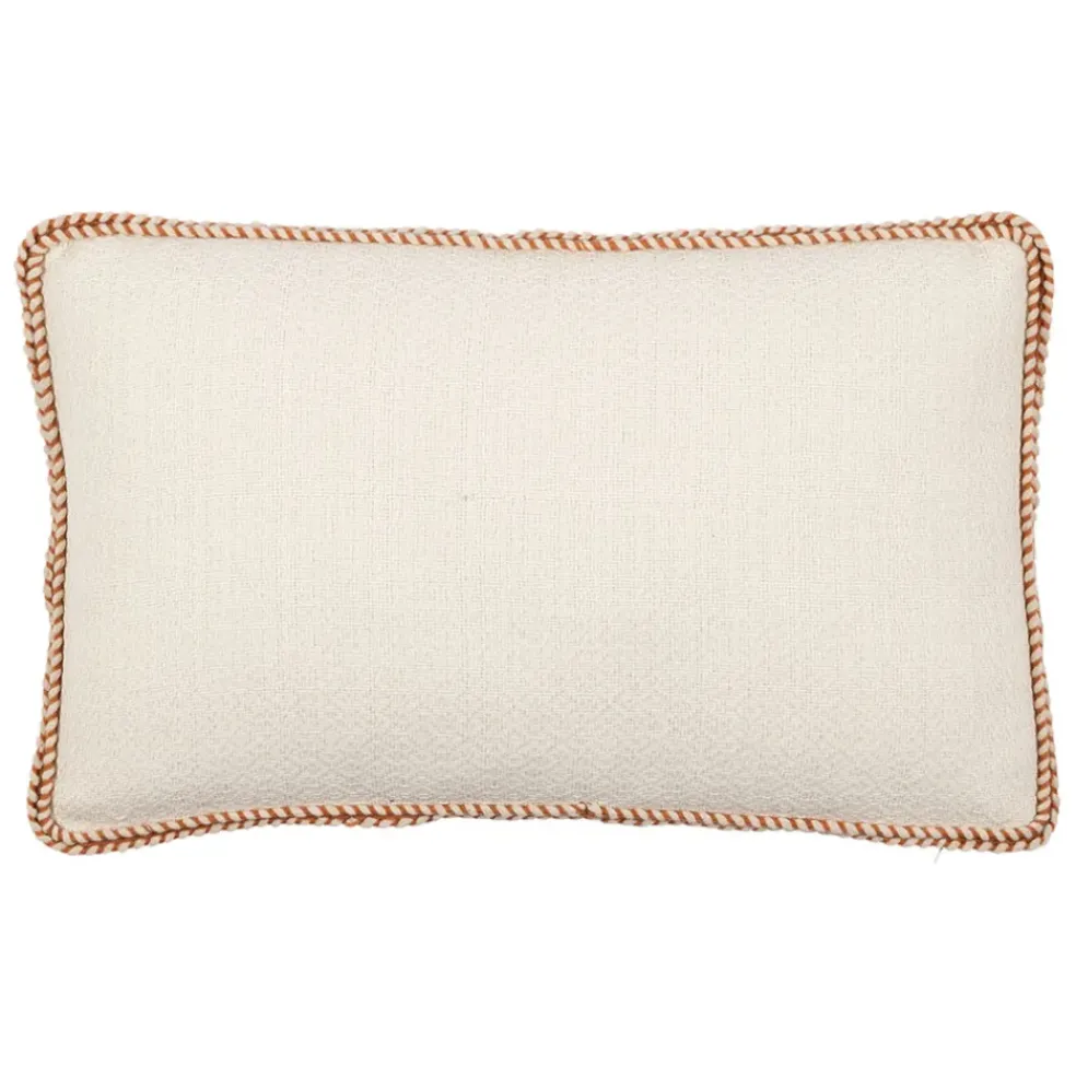 Housse de coussin en coton écru 50x30cm - Seguia