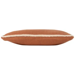 Housse de coussin en coton terracotta 45x45cm - Seguia