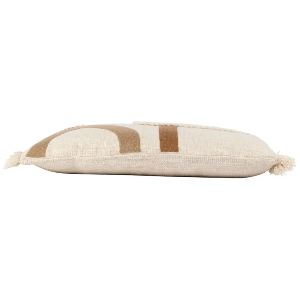 Housse de coussin en coton ecru 50x30cm - Manarola