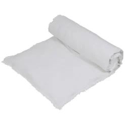 Housse d'édredon en coton blanc - Nalia