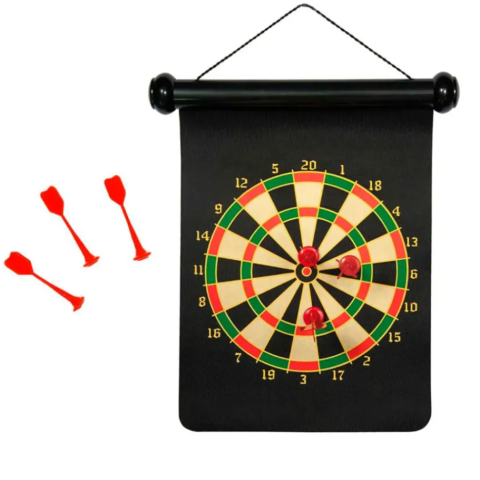 Jeu de flechettes magnetiques noir