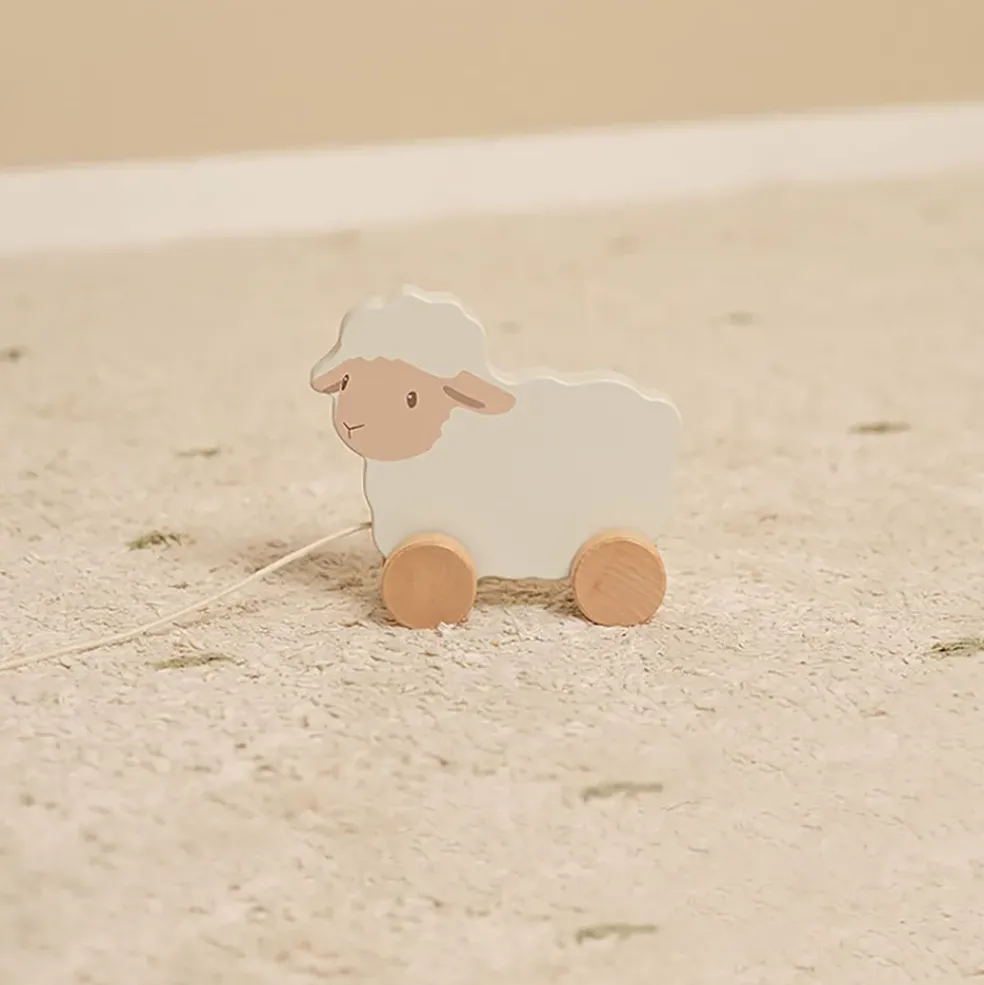 Jouet à tirer mouton en bois - Little Farm