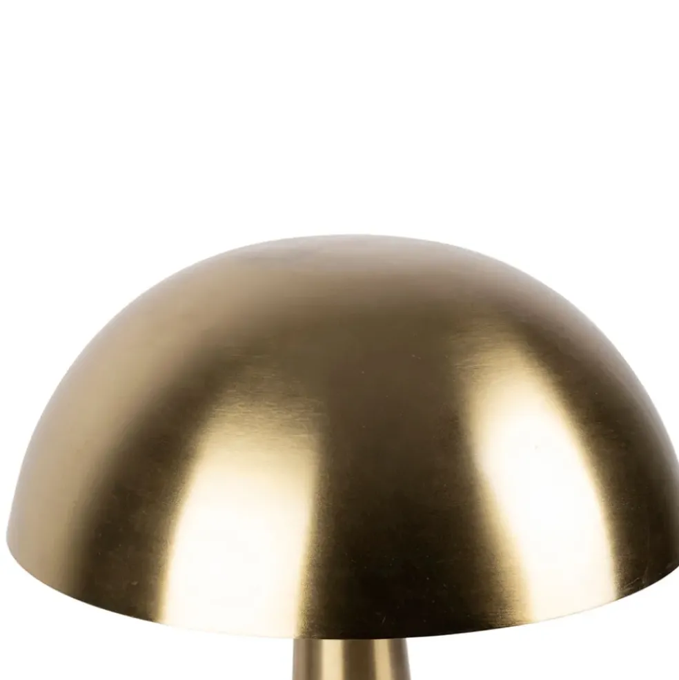 Lampe champignon en fer doré h44cm - Ardecor