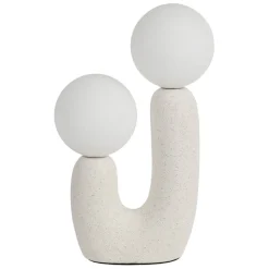 Lampe céramique en écru h31cm - Organic