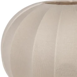 Lampe en coton beige h28.5cm - Klosen