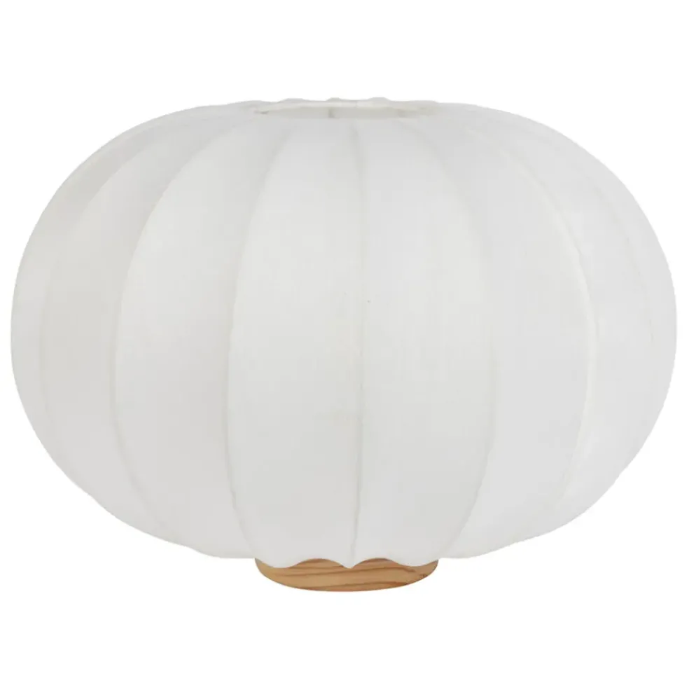 Lampe en coton écru d40xh28.5cm - Aurore