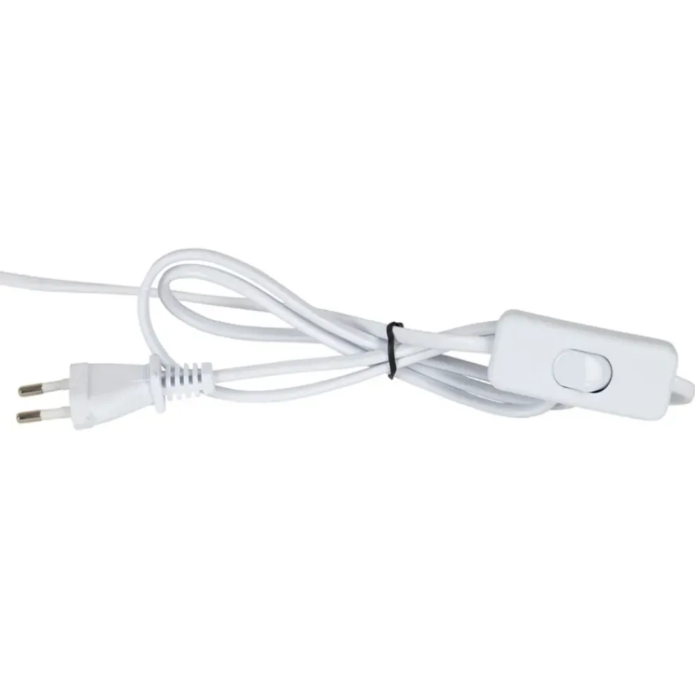 Lampe en céramique et lin écru h40cm - Greeka