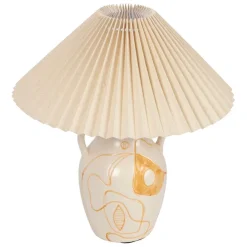 Lampe en céramique terracotta h40cm - Greeka