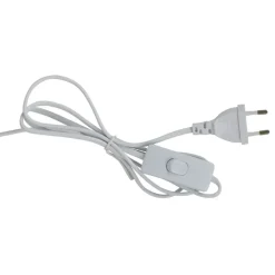 Lampe en porcelaine blanc h21.5cm - Coquillage