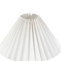 Lampe en terrecuite blanc h33cm - Funny