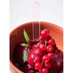 Lot de 6 cuillères à glace en verre borosilicate multicolore - Colorea