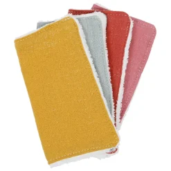 Lot de 4 lingettes ecolo grand modele scintillant multicolore