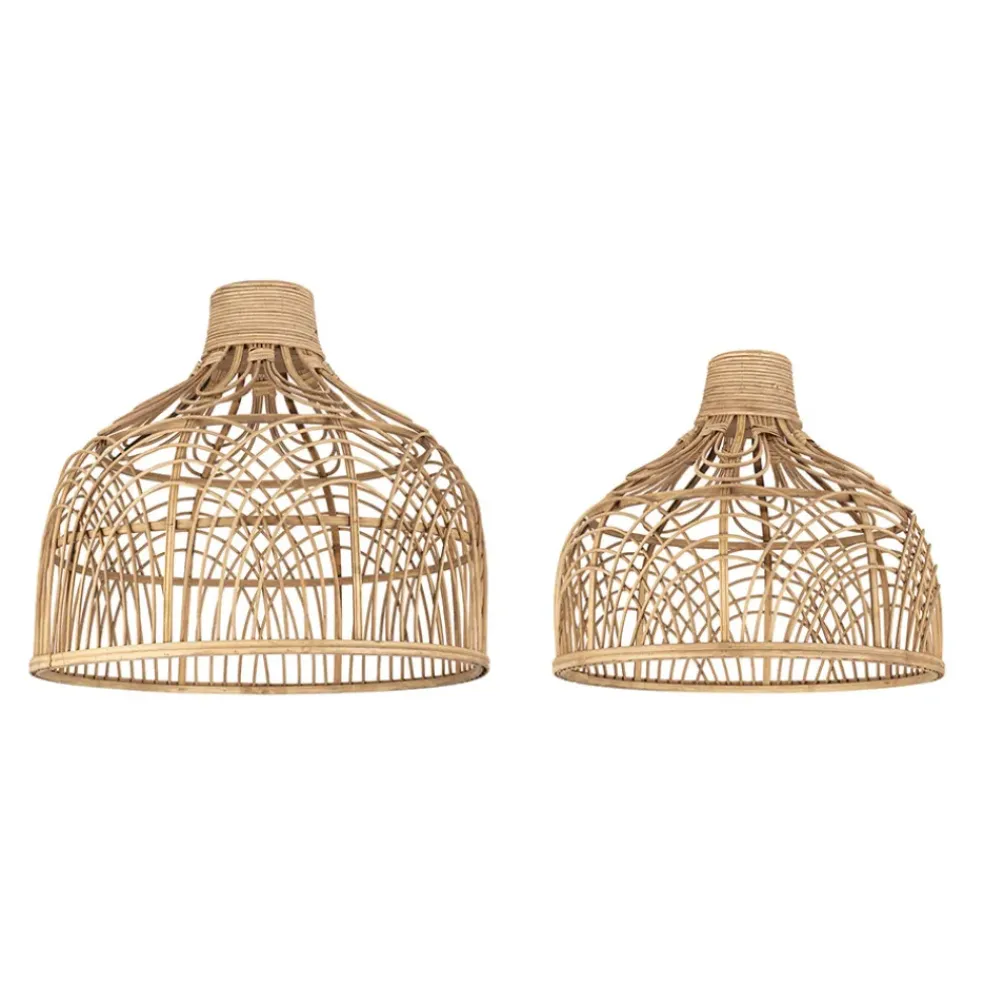 Lot de 2 suspensions non électrifiées d42/d48cm naturel - arc element