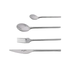 Menagere 16 pièces en inox argent - thai