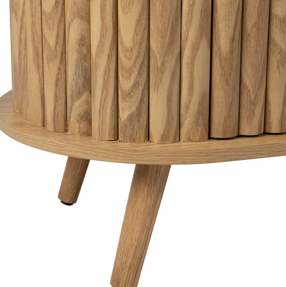 Meuble TV en bois L130cm - Saori