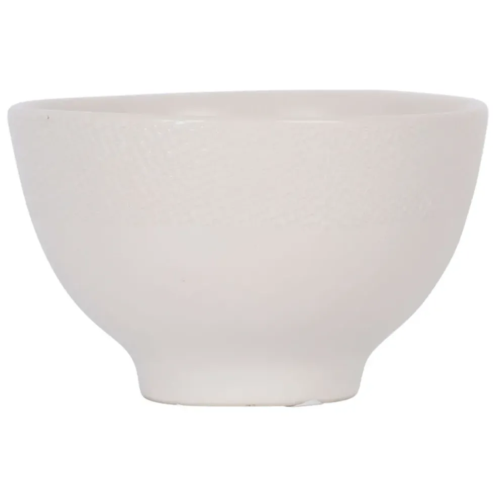 Mini bol en grès blanc d9.5cm - vesuvio