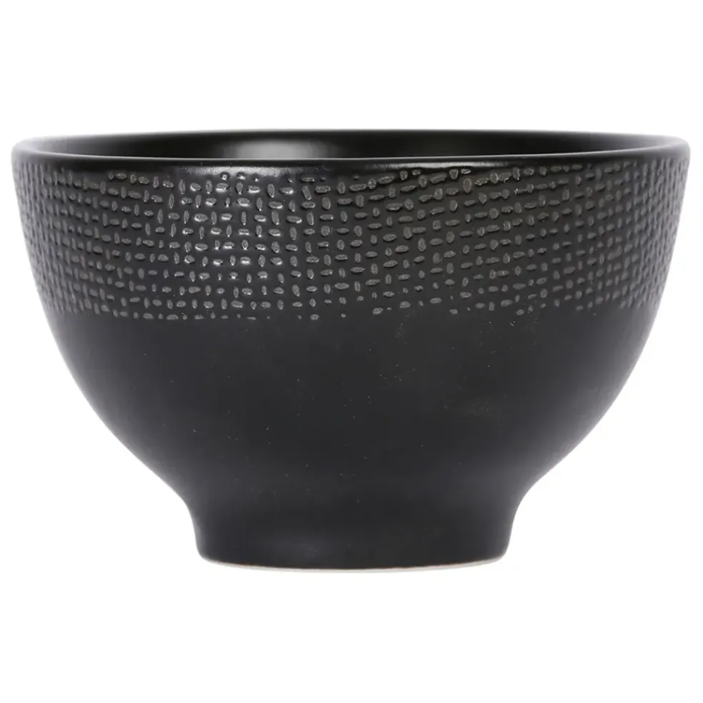 Mini bol en grès noir d9.5cm - vesuvio