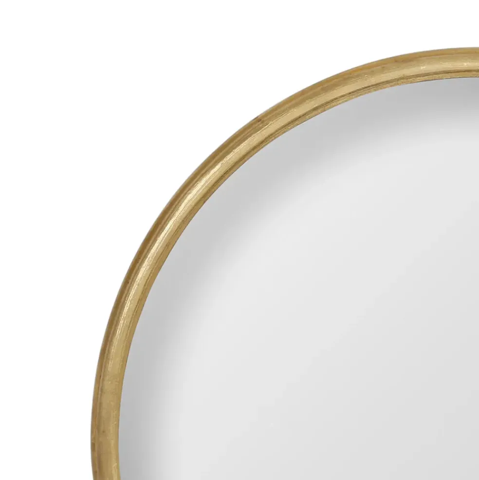 Miroir convex en laiton doré d21.5cm - edman