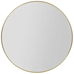 Miroir en fer doré d110cm - Arlequin