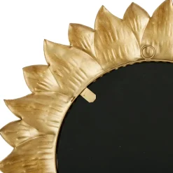 Miroir en fer doré d40cm - aureol