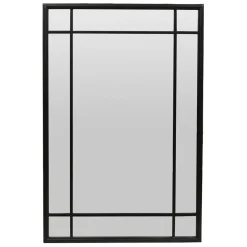 Miroir en fer noir h90cm - Osaka