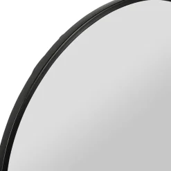 Miroir en fer noir 61xh91.5cm - Badria