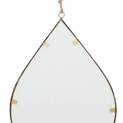 Miroir goute en fer doré 32x46cm - Ornalise
