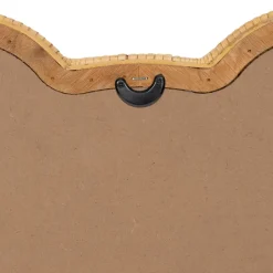 Miroir ourson en rotin et contreplaqué 40x42cm - Songes