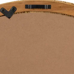 Miroir rond en rotin d80cm - Tamba