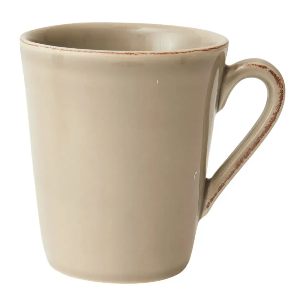Mug americain en faïence mastic