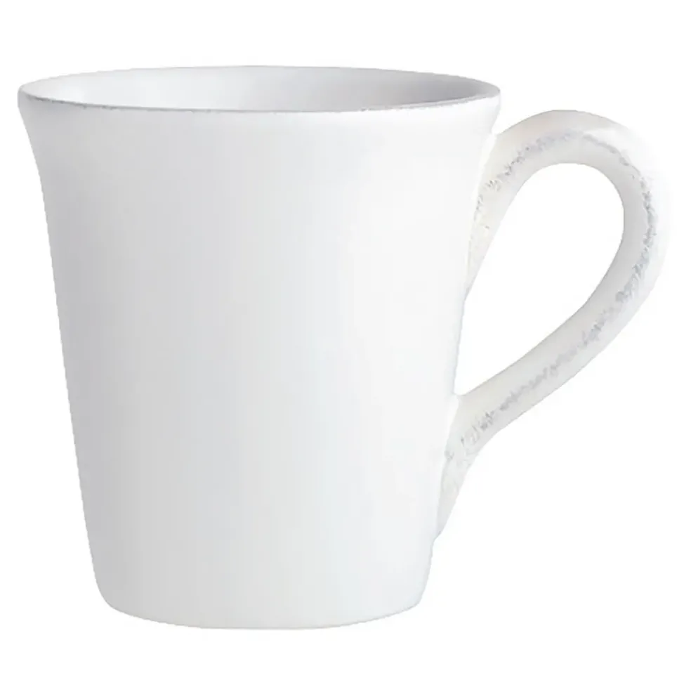 Mug en faïence blanc - campagne