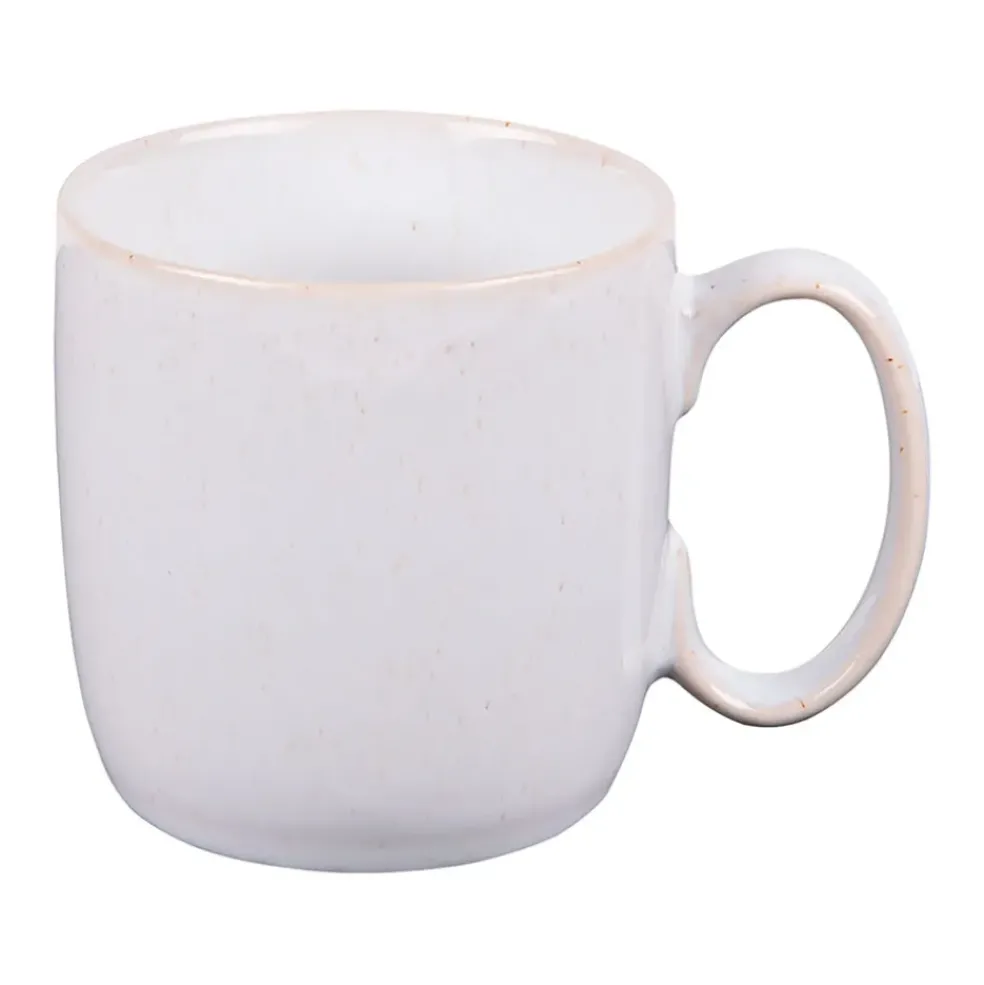 Mug en grès beige 38cl - Elyas