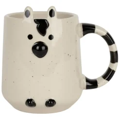 Mug zèbre en grès blanc 35cl - Zawadi