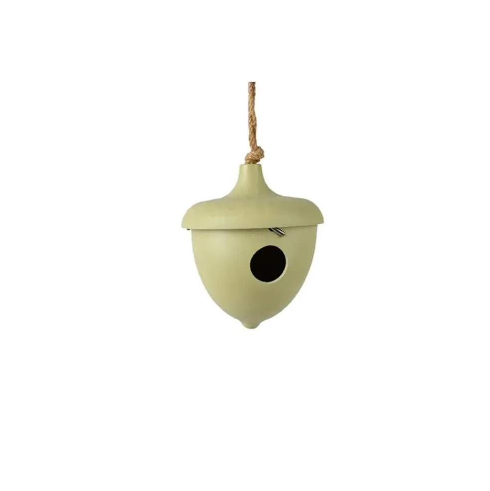 Nichoir en fibre de bambou vert clair