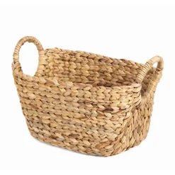 Panier caracas 40x23xh26cm en jacinthe d'eau