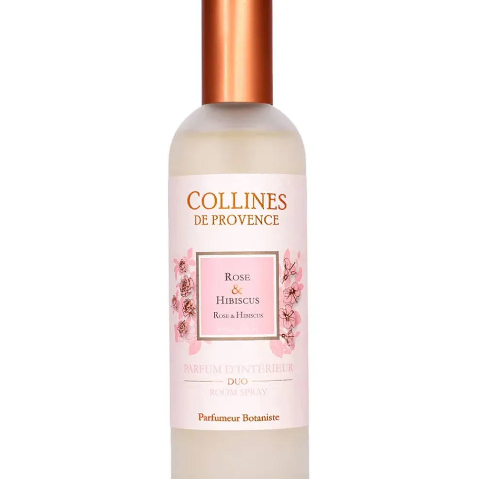 Parfum d'interieur rose et hibiscus 100ml