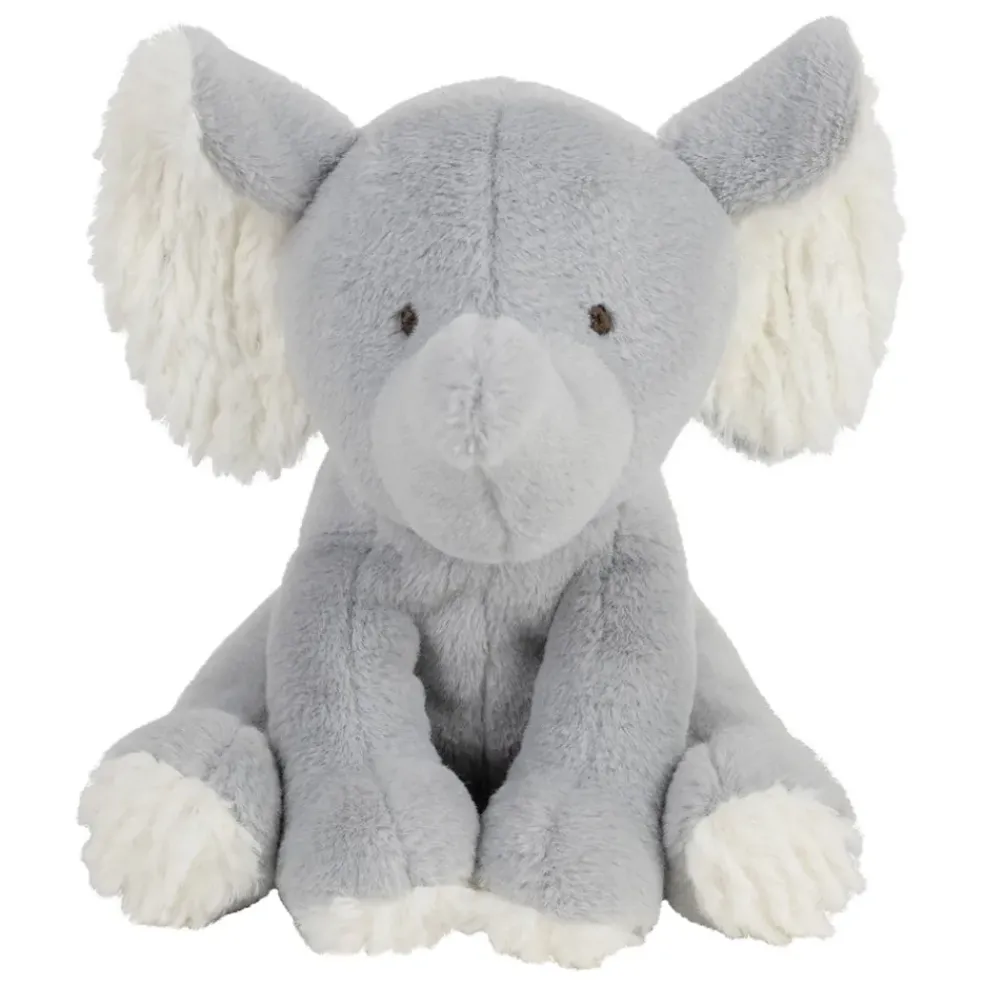 Peluche éléphant en tissu gris - Zawadi