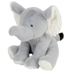 Peluche éléphant en tissu gris - Zawadi