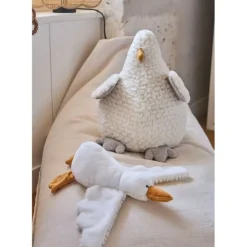 Peluche mouette blanc et jaune - Songes