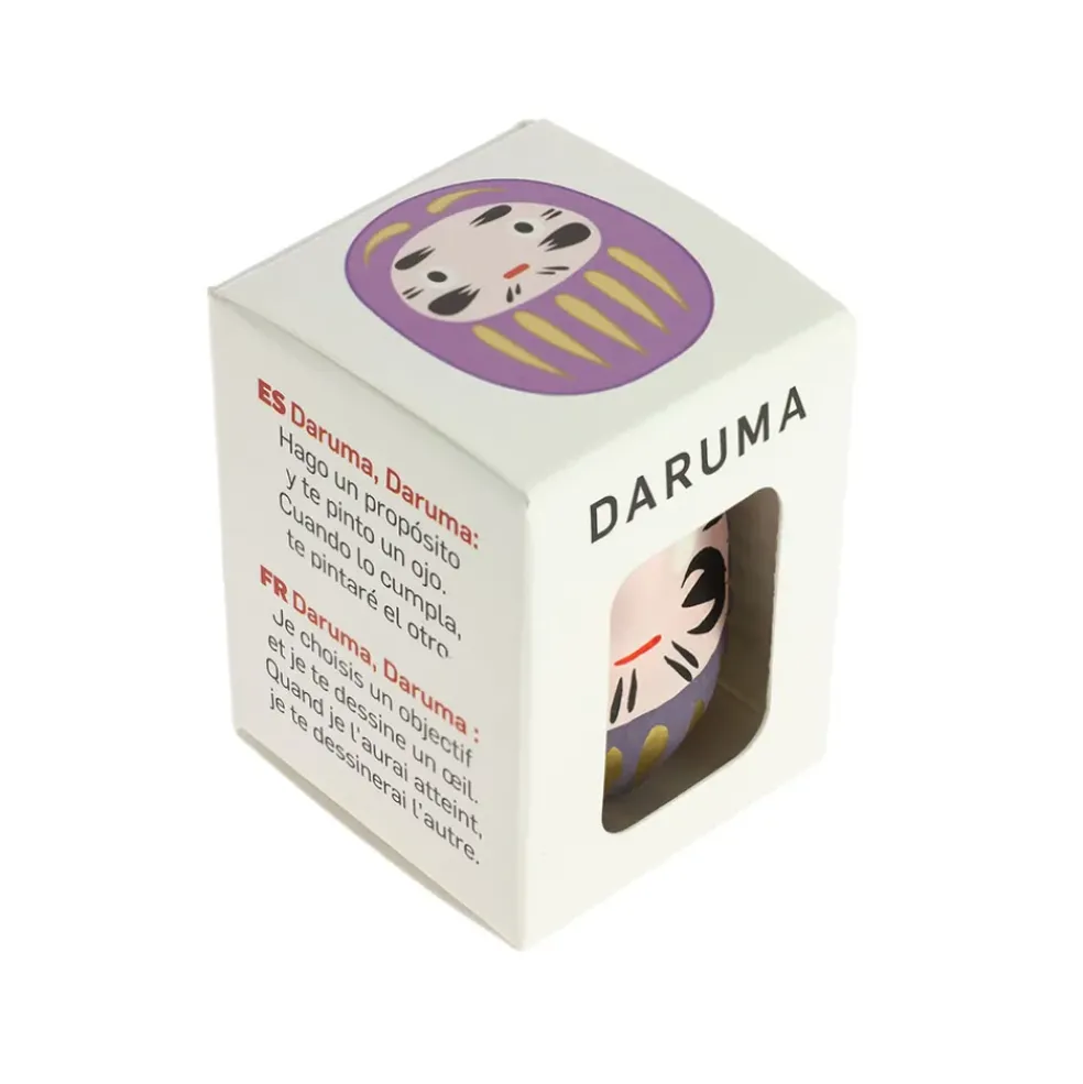 Petit daruma violet longévité