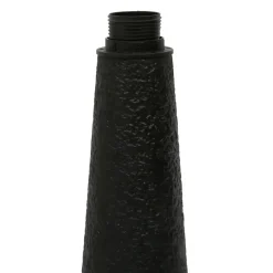 Pied de lampe cylindrique en fer h39cm noir - fenyx